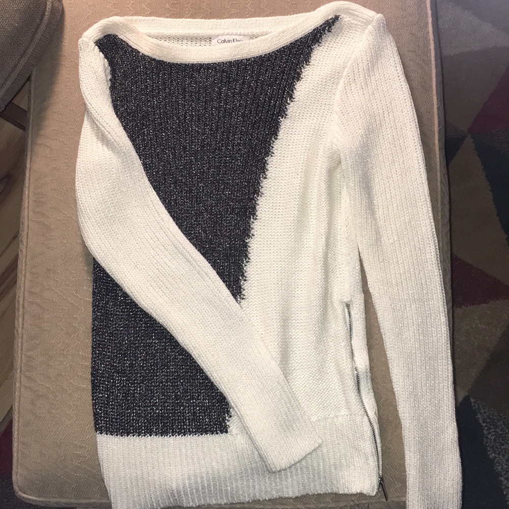 Black and White sweater from Calvin Klein